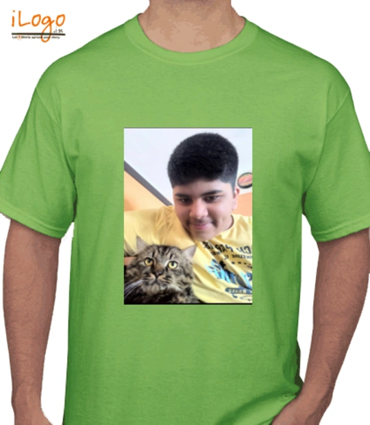 T shirts Man-greenyellow T-Shirt