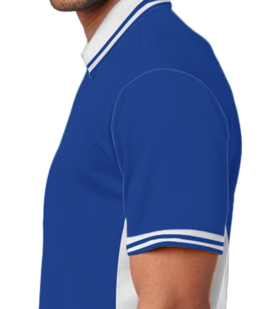 INS-Sagardhwani-emblem-Men%s-Polo-Double-Tipping-With-Side-Panel Left sleeve