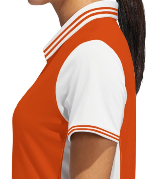 INS-Shivaji-Crest-Women%s-Polo-Double-Tip-With-Side-Panel Left sleeve