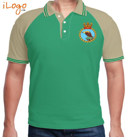  INS-Taragiri-emblem-Raglan-Polo-Double-Tip T-Shirt