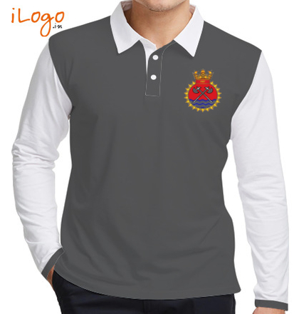  INS-Tabar-emblem-mens-Full-Sleeves-Polo T-Shirt