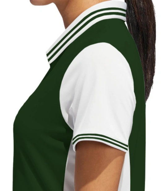 INS-Sagardhwani-emblem-Women%s-Polo-Double-Tip-With-Side-Panel-T-Shirt-Design Left sleeve