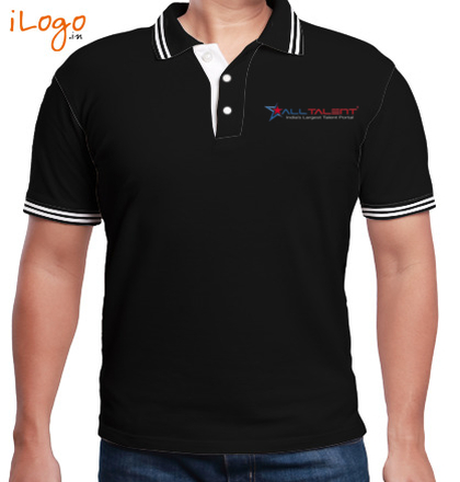  Alltalent-Men%s-Polo-with-Double-Tipping T-Shirt