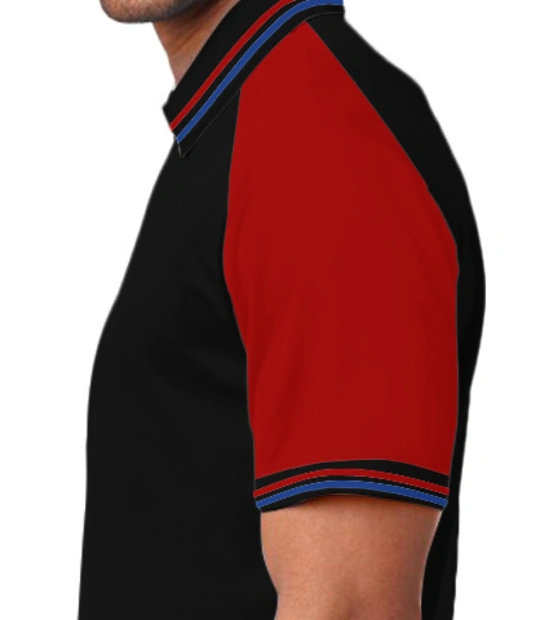 Alltalent-Men%s-Raglan-Polo-T-Shirt Left sleeve