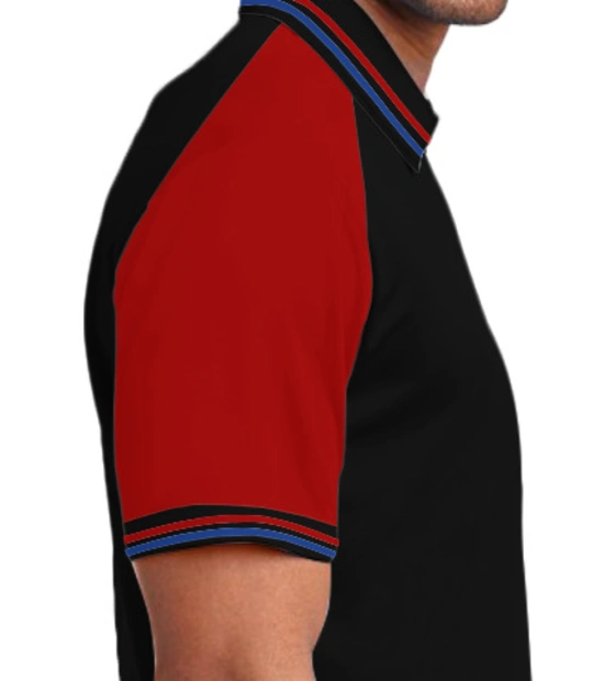 Alltalent-Men%s-Raglan-Polo-T-Shirt Right Sleeve