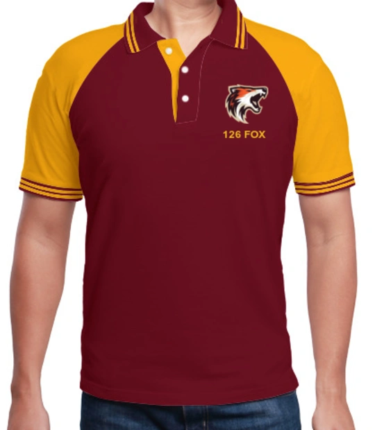 LOGO NDA-Men%s-Raglan-Polo-with-Double-Tipping T-Shirt