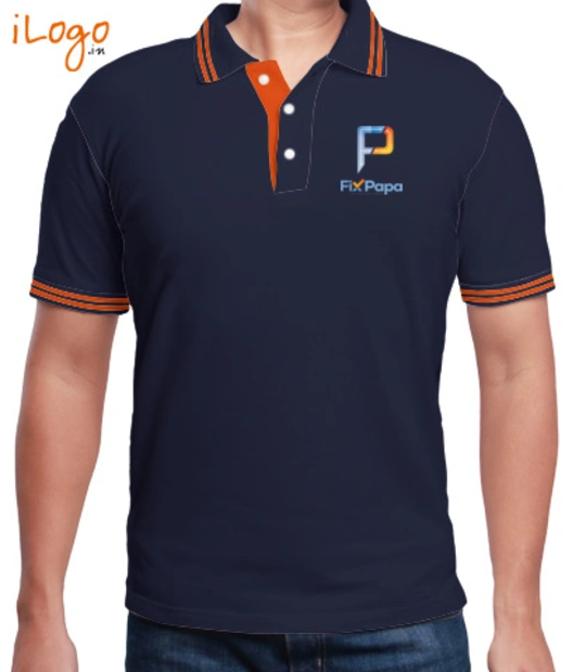 LOGO FixPapa-Polo-with-Double-Tipping T-Shirt