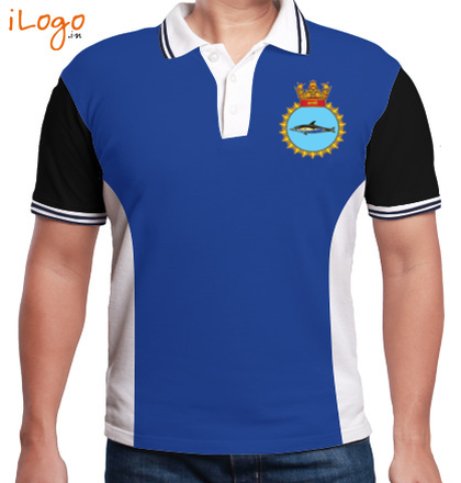  INS-Shalki-emblem-Men%s-Polo-Double-Tipping-With-Side-Panel T-Shirt
