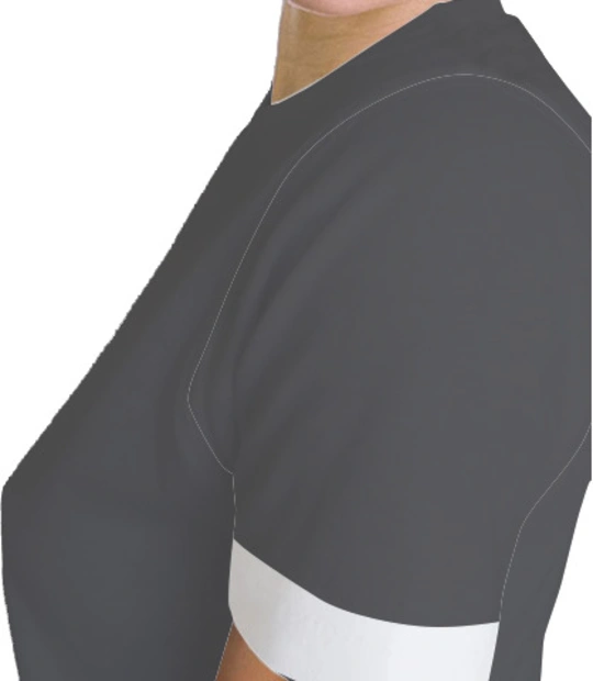 INS-Savekshak-emblem-Women%s-Roundneck-T-Shirt Left sleeve
