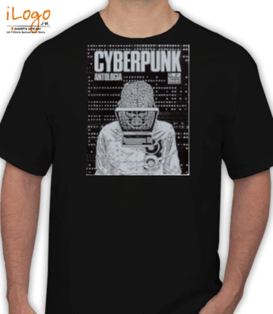 Black Heart in cyberpunk T-Shirt