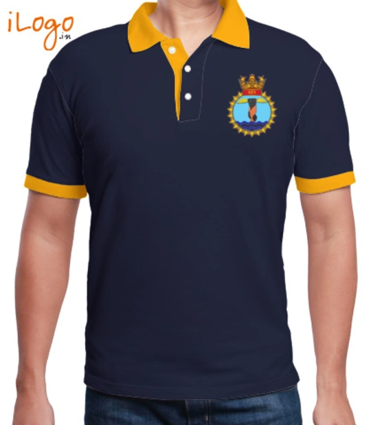 Fly FLY-NAVY-FLY-SAFE--Two-button-Polo T-Shirt
