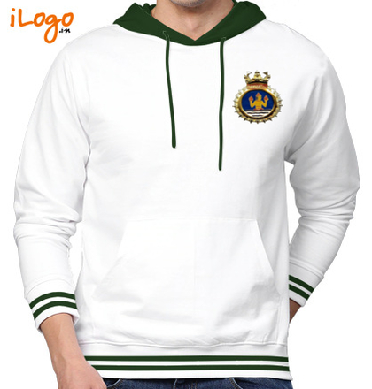  Crest-of-INHS-Dhanvantari-Men%s-Hoodie-with-Tipping T-Shirt