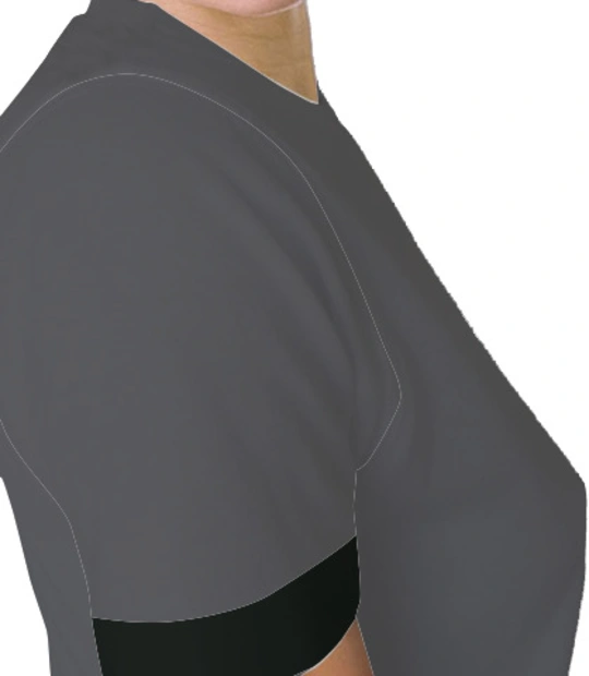 Crest-of-INHS-Navjivani-Women%s-Roundneck-T-Shirt Right Sleeve