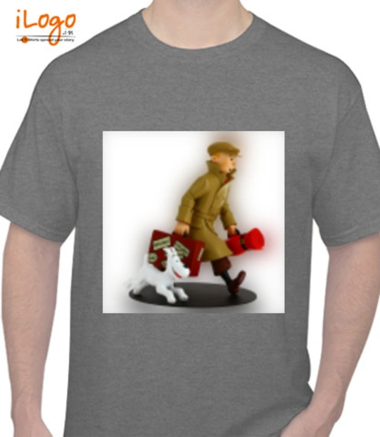 T shirts TintinGrey T-Shirt