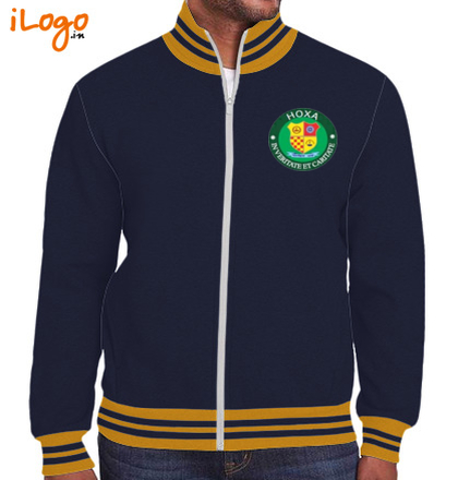  Zipper-Jacket-Double-Tip T-Shirt