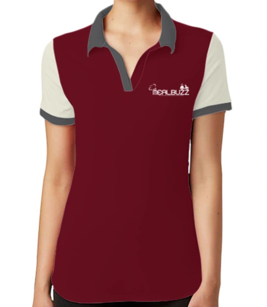Mealbuzz-women-polo-shirt - logo