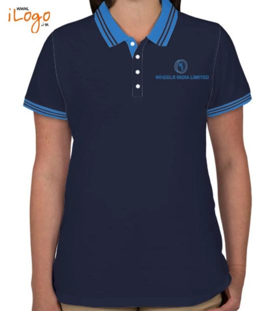 Polo tshirt Wheels-India-Women%s-Double-Tip-Polo-Shirt T-Shirt