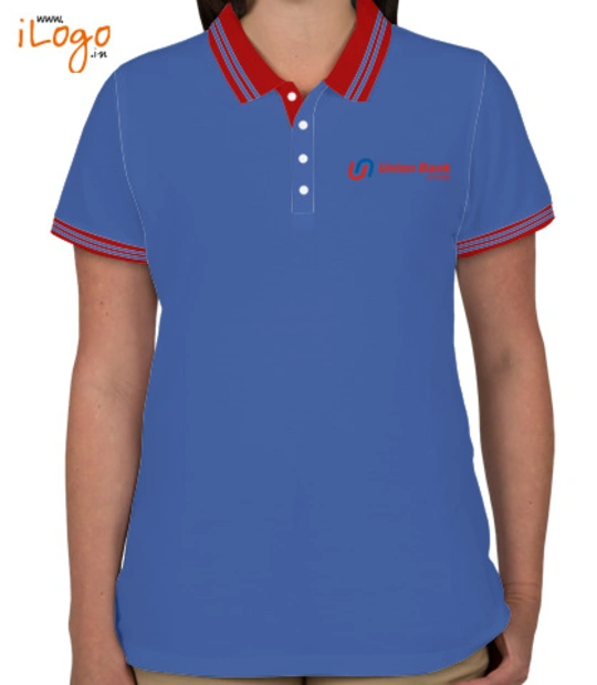 Corporate UnionBankofIndia-Women%s-Double-Tip-Polo-Shirt T-Shirt