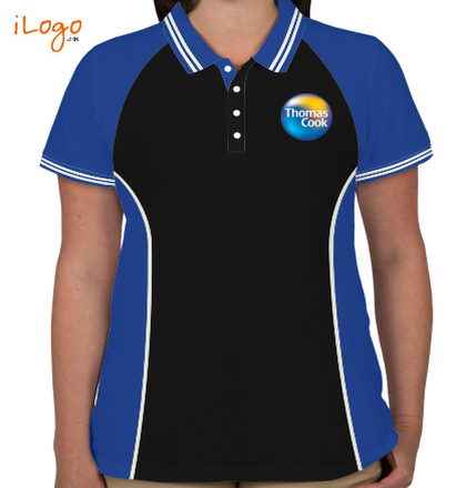  ThomasCook%India%Women%s-Polo-Raglan-Double-Tip-With-Side-Panel T-Shirt