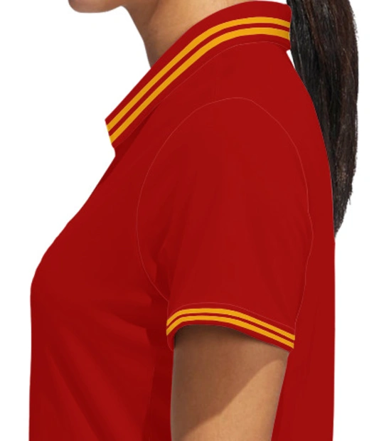 Shell-Women%s-Double-Tip-Polo-Shirt Left sleeve