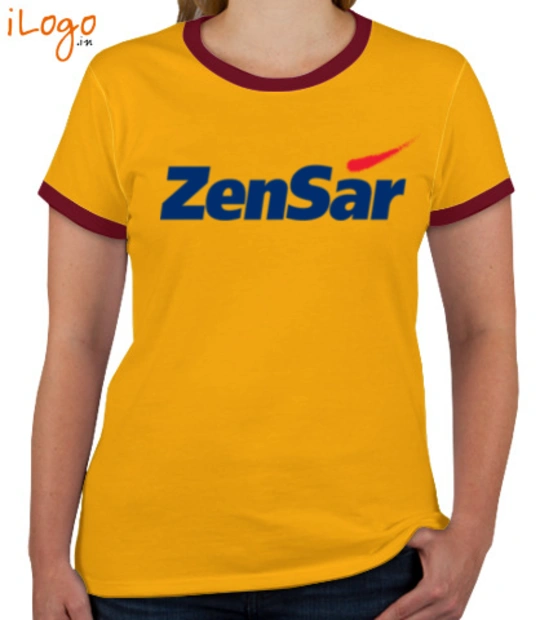 V neck ZENSAR-WOMEN%S-ROUND-NECK-T-SHIRT T-Shirt