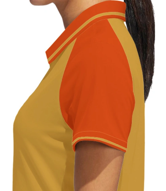 Sun-Pharmaceuticals-Industries-Women%s-Raglan-Single-Tip-Polo-Shirt Left sleeve