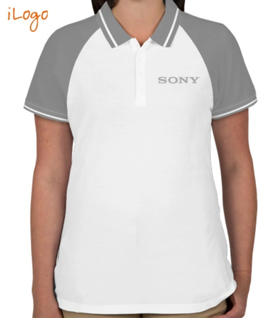Sony Sony-Women%s-Raglan-Single-Tip-Polo-Shirt T-Shirt