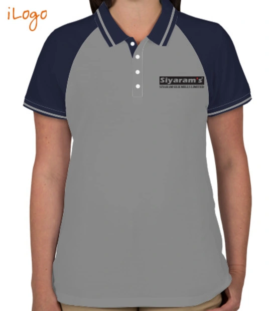 Polo tshirt Siyaram-Silk-Mills-Women%s-Raglan-Single-Tip-Polo-Shirt T-Shirt