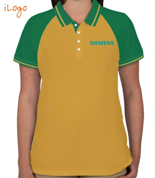Siemens-Women%s-Raglan-Single-Tip-Polo-Shirt - Siemens