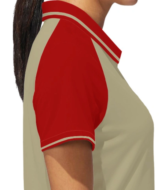 Shree-cement-Women%s-Raglan-Single-Tip-Polo-Shirt Right Sleeve