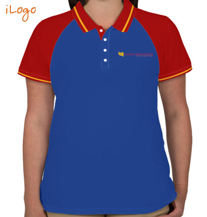  Punjab-National-Bank-Women%s-Raglan-Single-Tip-Polo-Shirt T-Shirt