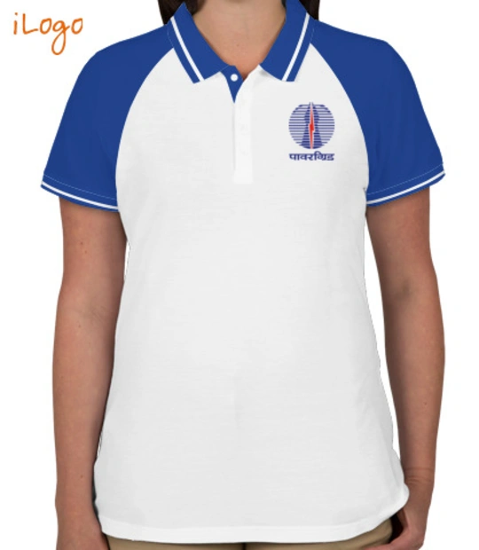 India Power-Grid-Corporation-of-India-Women%s-Raglan-Single-Tip-Polo-Shirt T-Shirt