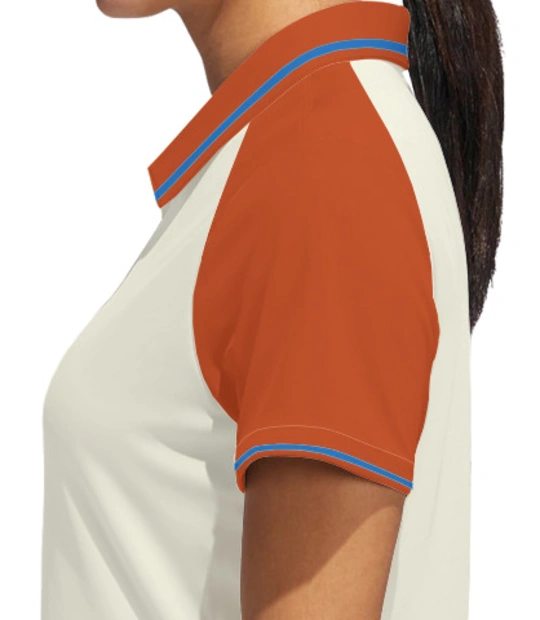 Power-Finance-Corporation-Women%s-Raglan-Single-Tip-Polo-Shirt Left sleeve