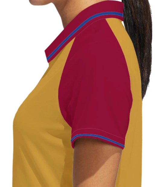 Mphasis-Women%s-Raglan-Single-Tip-Polo-Shirt Left sleeve