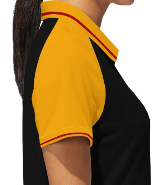 McDonald%us-Women%s-Raglan-Single-Tip-Polo-Shirt Right Sleeve