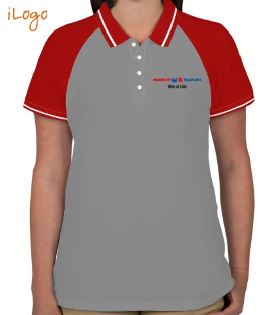 Raglan Polo Single Tipping Maruti-Suzuki-India-Women%s-Raglan-Single-Tip-Polo-Shirt T-Shirt