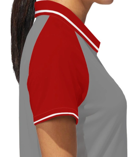 Maruti-Suzuki-India-Women%s-Raglan-Single-Tip-Polo-Shirt Right Sleeve