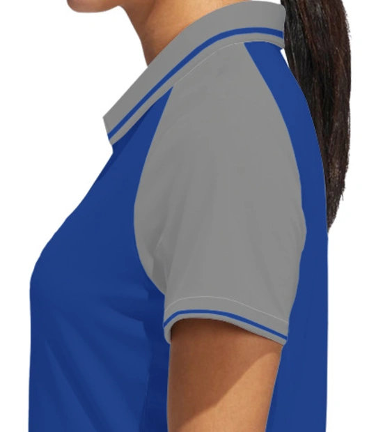 Mahindra-%-Mahindra-Women%s-Raglan-Single-Tip-Polo-Shirt Left sleeve