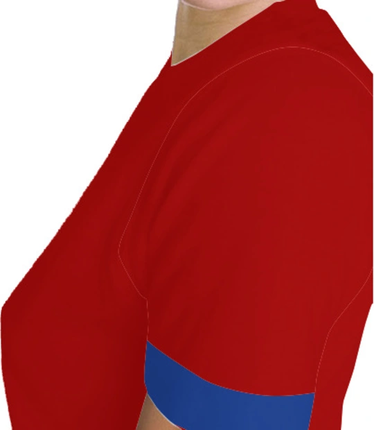 VOLTAS-LIMITED-Women%s-Roundneck-T-Shirt Left sleeve