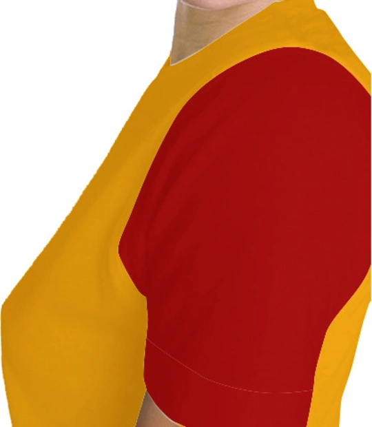 TESLA-Women%s-Raglan-V-Neck-T-Shirt Left sleeve