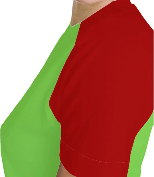 TECH-MAHINDRA-Women%s-Round-Neck-Raglan-Half-Sleeves Left sleeve