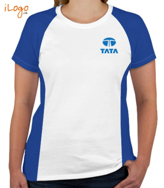 TATA MOTORS TATA-Women%s-Round-Neck-With-Side-Panel T-Shirt
