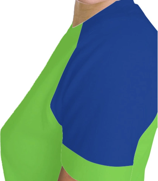 SUN-PHARMA-Women%s-Raglan-V-Neck-T-Shirt Left sleeve