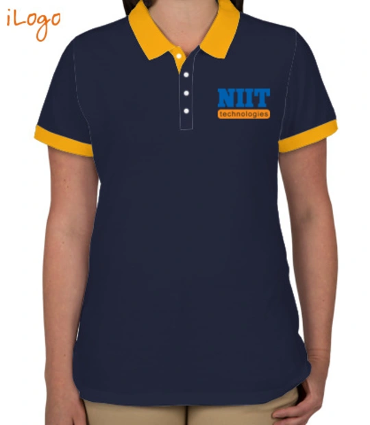 NIIT NIIT-Technologies-Two-button-Polo T-Shirt