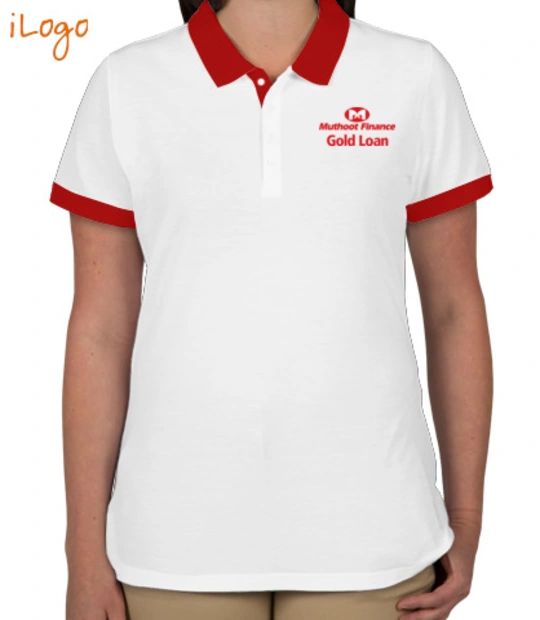 Polo shirts Muthoot-Finance-Two-button-Polo T-Shirt