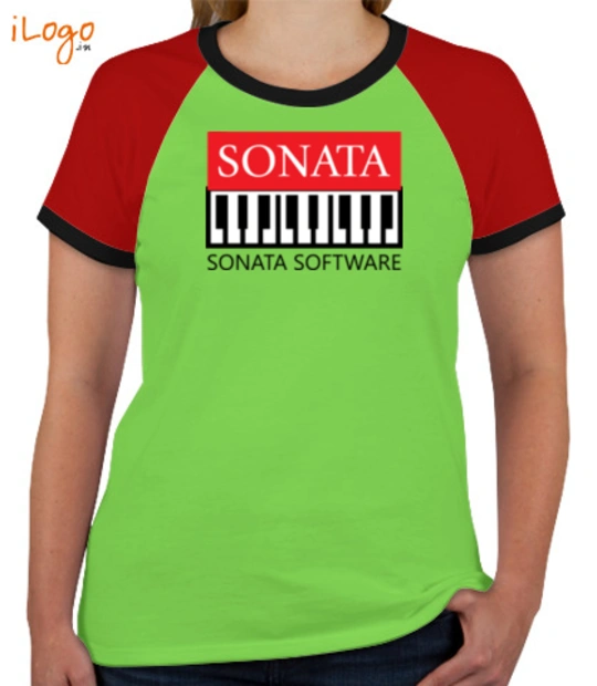 Half SONATA-Women%s-Round-Neck-Raglan-Half-Sleeves T-Shirt
