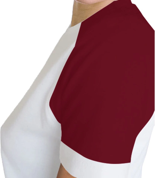 SARASWAT-BANK-Women%s-Round-Neck-Raglan-Half-Sleeves Left sleeve