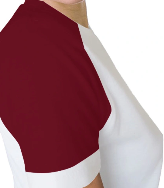 SARASWAT-BANK-Women%s-Round-Neck-Raglan-Half-Sleeves Right Sleeve