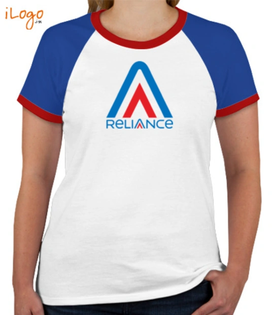 V neck RELIENCE-Women%s-Round-Neck-Raglan-Half-Sleeves T-Shirt
