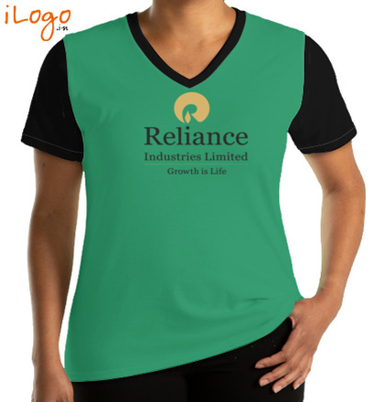  RELIENCE-INDUSTRIES-Women%s-Round-Neck-Raglan-Half-Sleeves T-Shirt